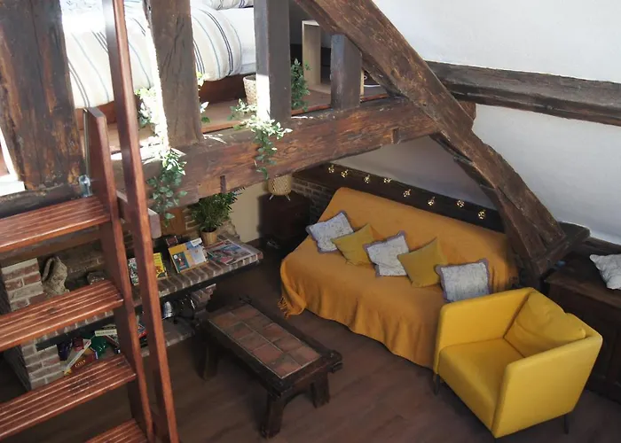 Le Perchoir De St-antoine - Centre Historique D'honfleur Avec Vue Sur Le Port, Jeux, Prime, Vinyles Apartman *